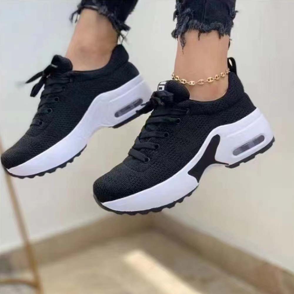 Nuevas zapatillas de deporte informales con cojín de aire para mujer