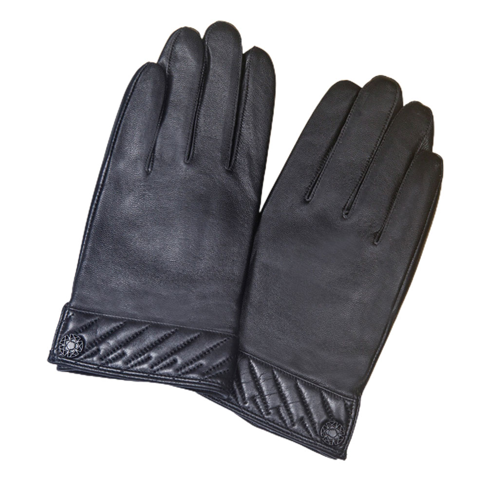 Exquisitos guantes clásicos de invierno cálidos a prueba de viento PU