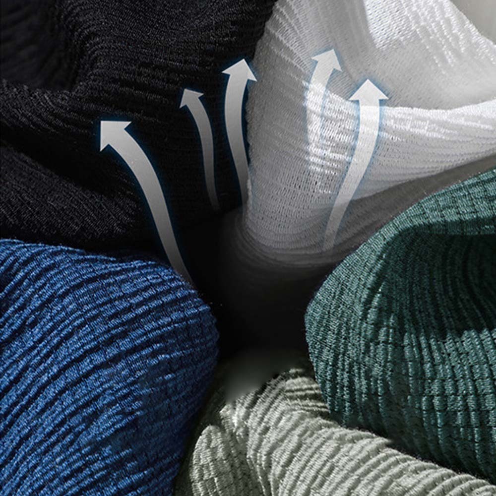 Men's summer suit, ice silk short-sleeved T-shirt and trousers