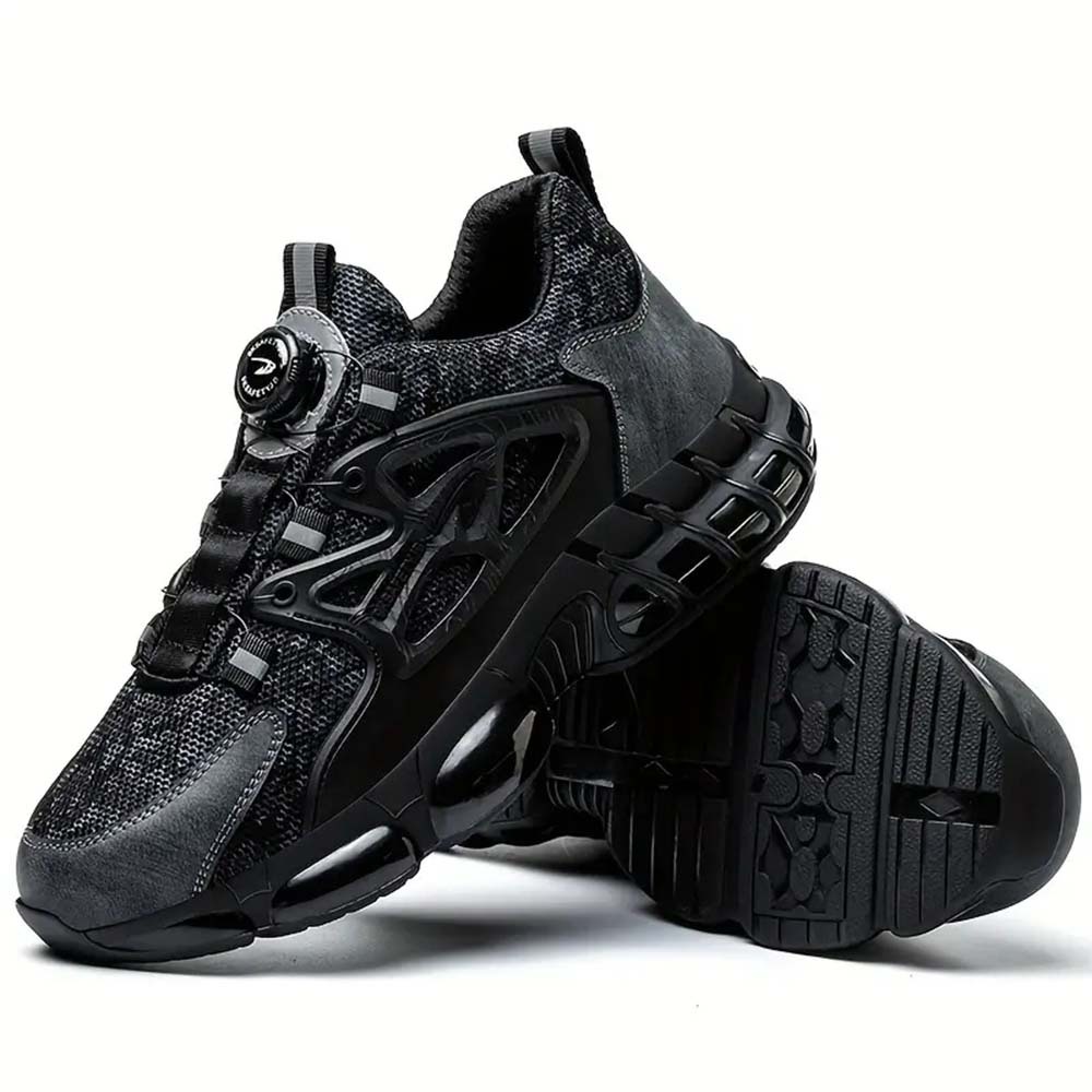 Zapatos de trabajo con cordones resistentes a pinchazos para hombre