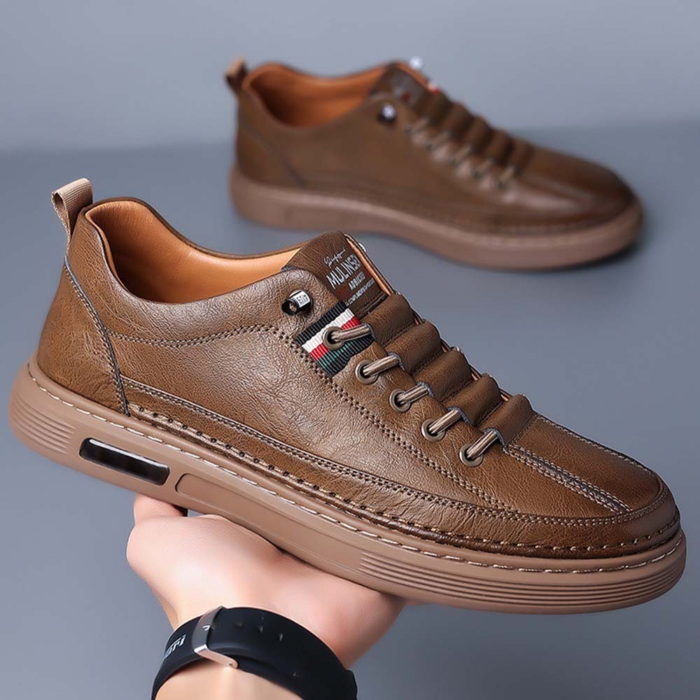 Men's Breathable Leather Casual Shoes