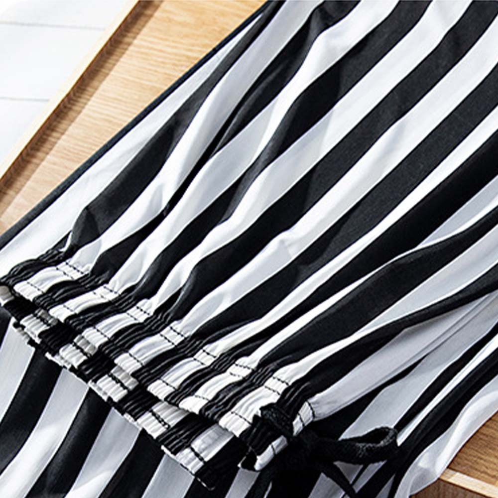 Women's fashionable printed tie-dye ice silk wide-leg pants