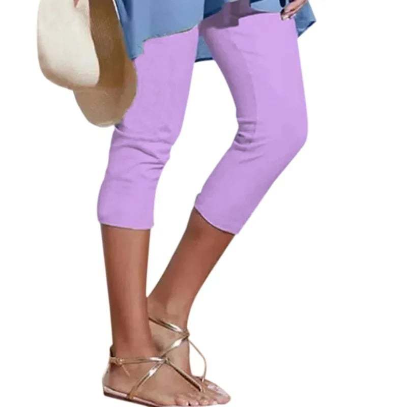 49% de descuento - Leggings casuales de color sólido para mujer👖