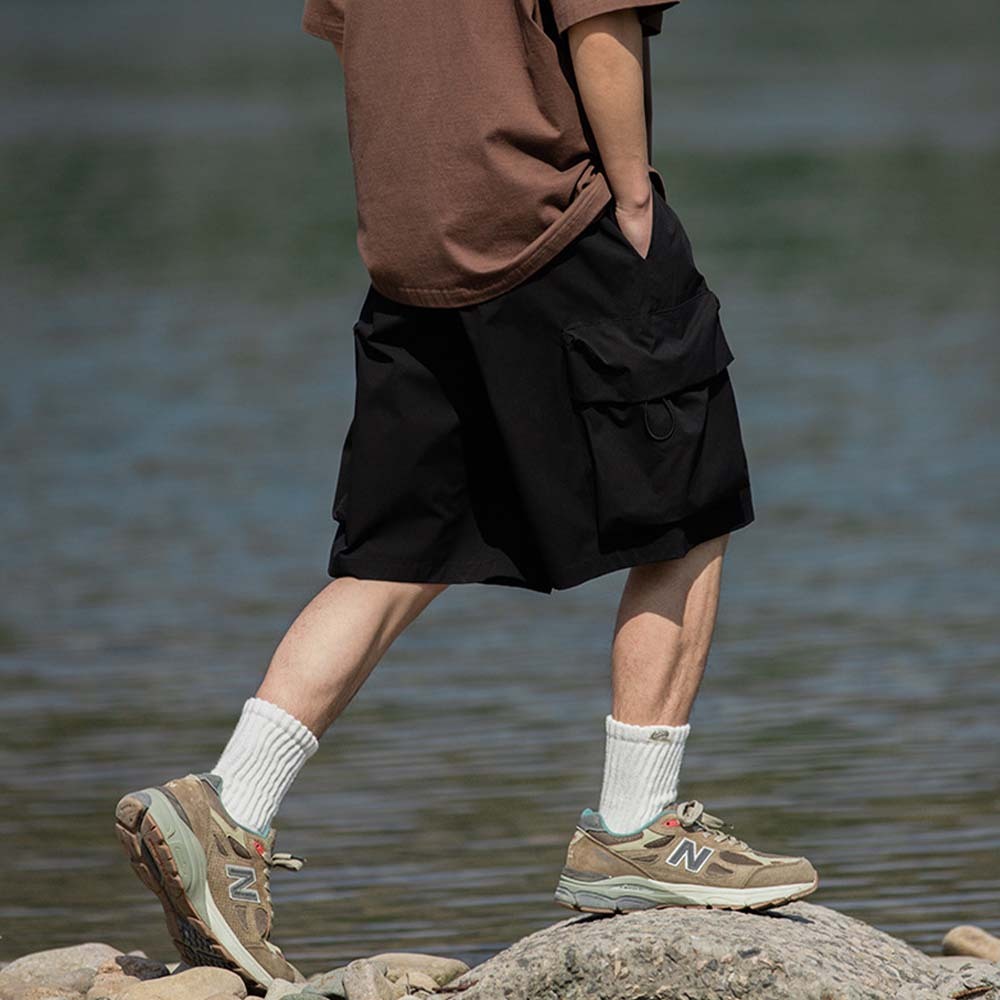 Smiledeer Men's outdoor casual loose sports cargo shorts