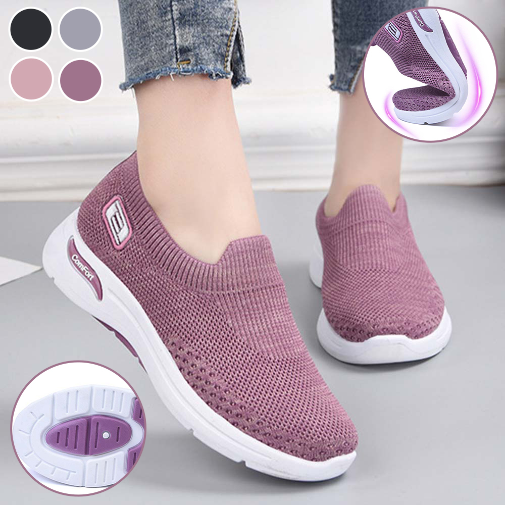 Zapatillas de deporte de suela suave para mujer transpirables de moda