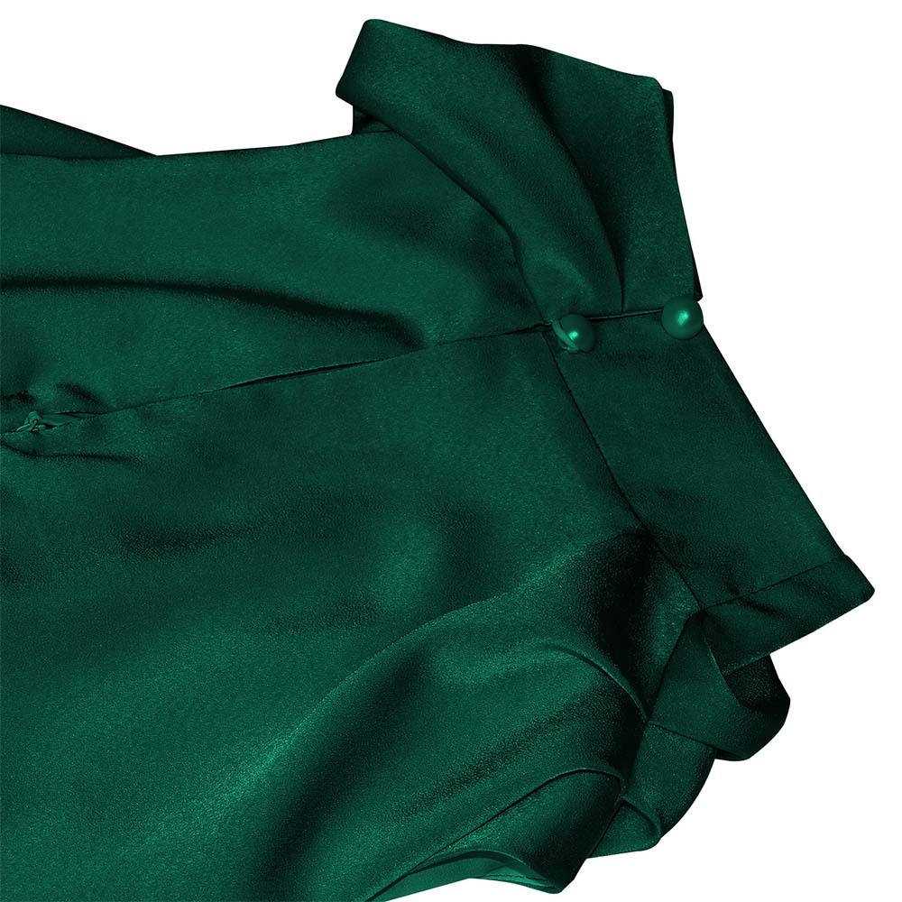 2024 New fashion satin sleeveless dress evening dress