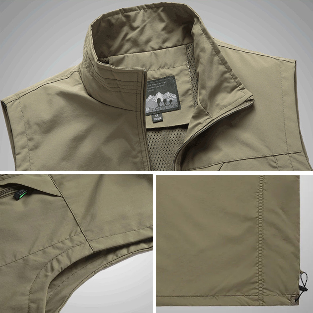 Olivoslindo Chaleco deportivo de ocio al aire libre para hombre