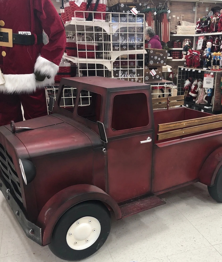 🔥Limited Edition🔥 - 🎁Large Iron Christmas Farmhouse Truck🌲