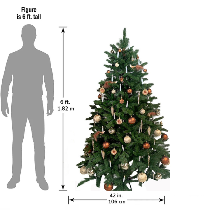 🎅Smart retractable Christmas tree 🎄Comes with a Gingerbread 70-piece Christmas tree decoration ball