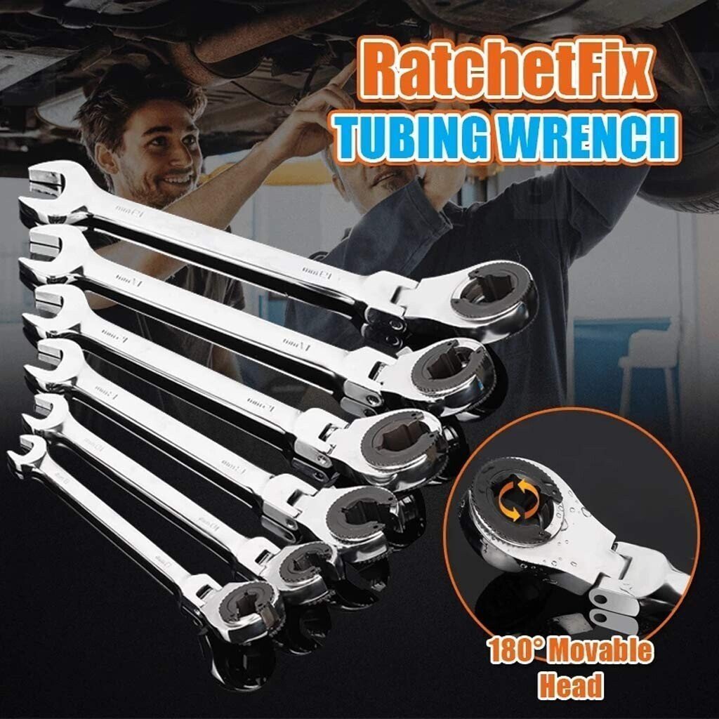🔥Last Day 70% OFF🔥Open Tubing Ratchet Wrench
