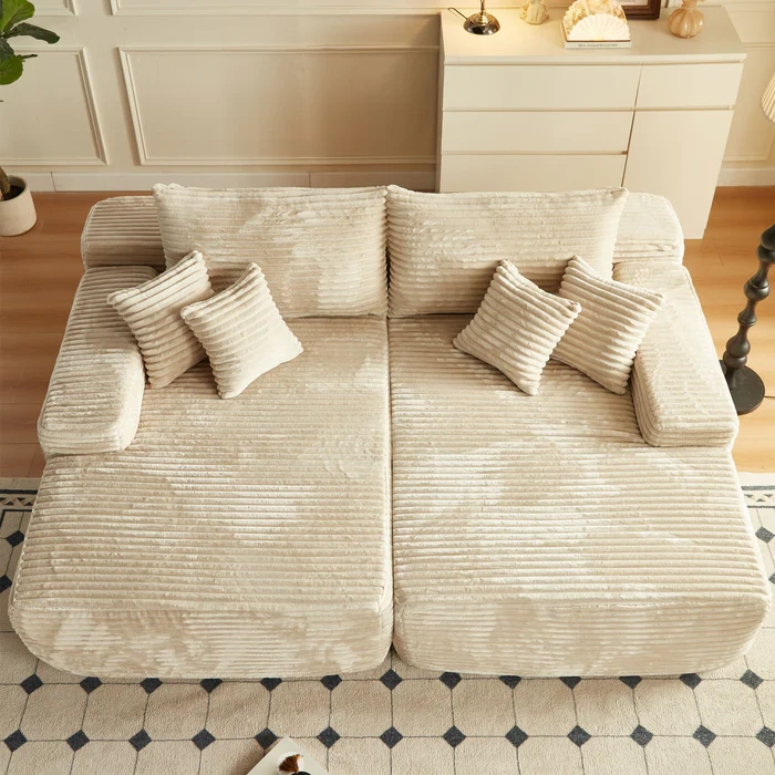 🎉New Arrivals Free Shipping✨81" Boneless Sofa