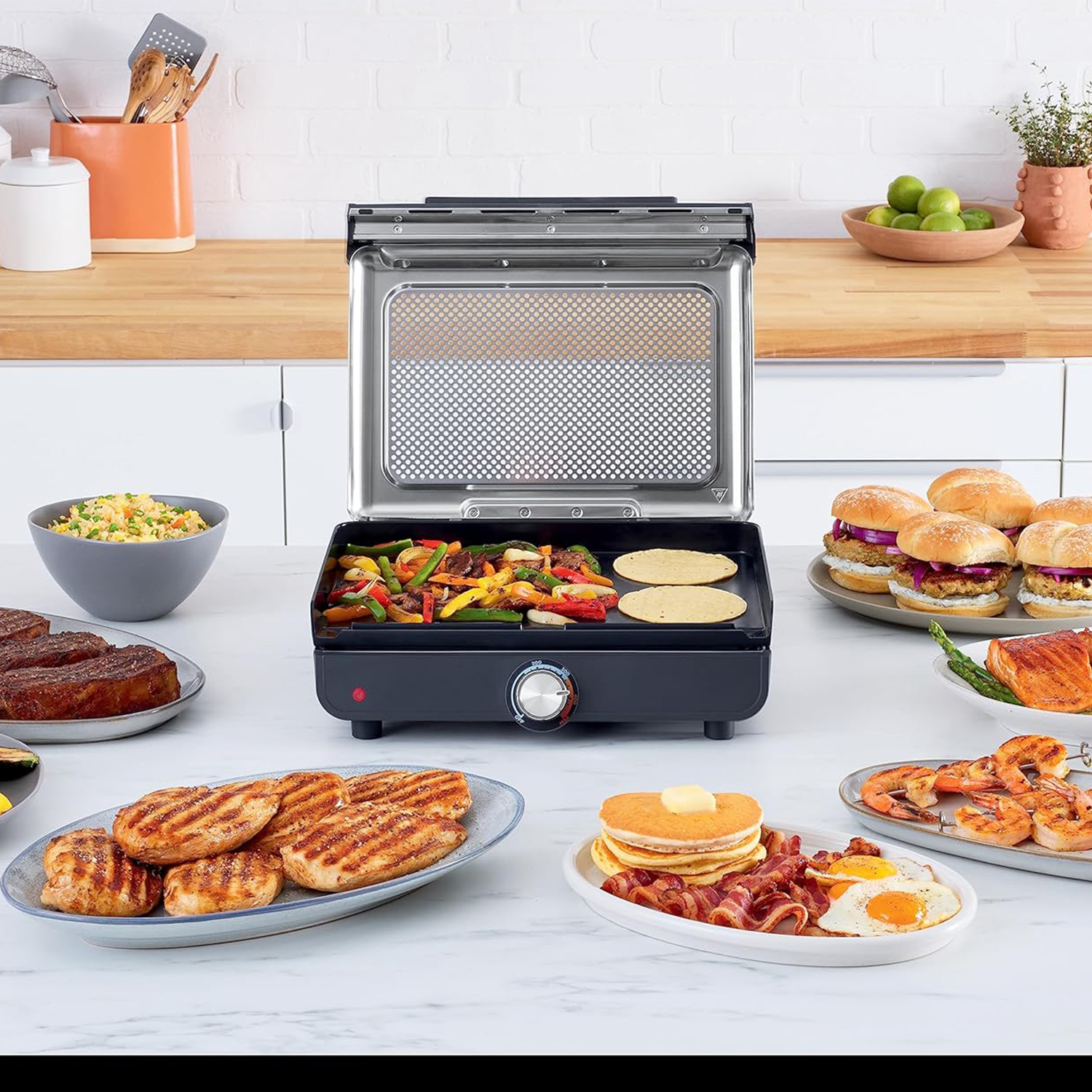 Last Day Promotion 49% OFF🔥Smokeless Indoor Grill & Griddle