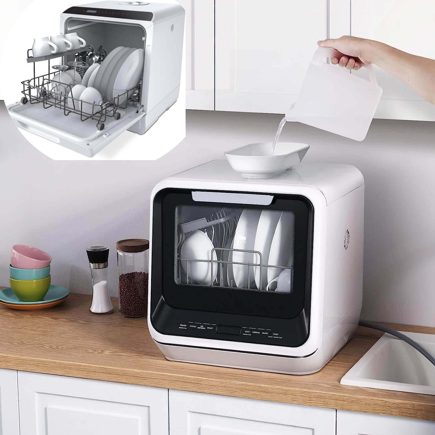 🔥Last day for clearance🔥Portable Dishwasher Countertop