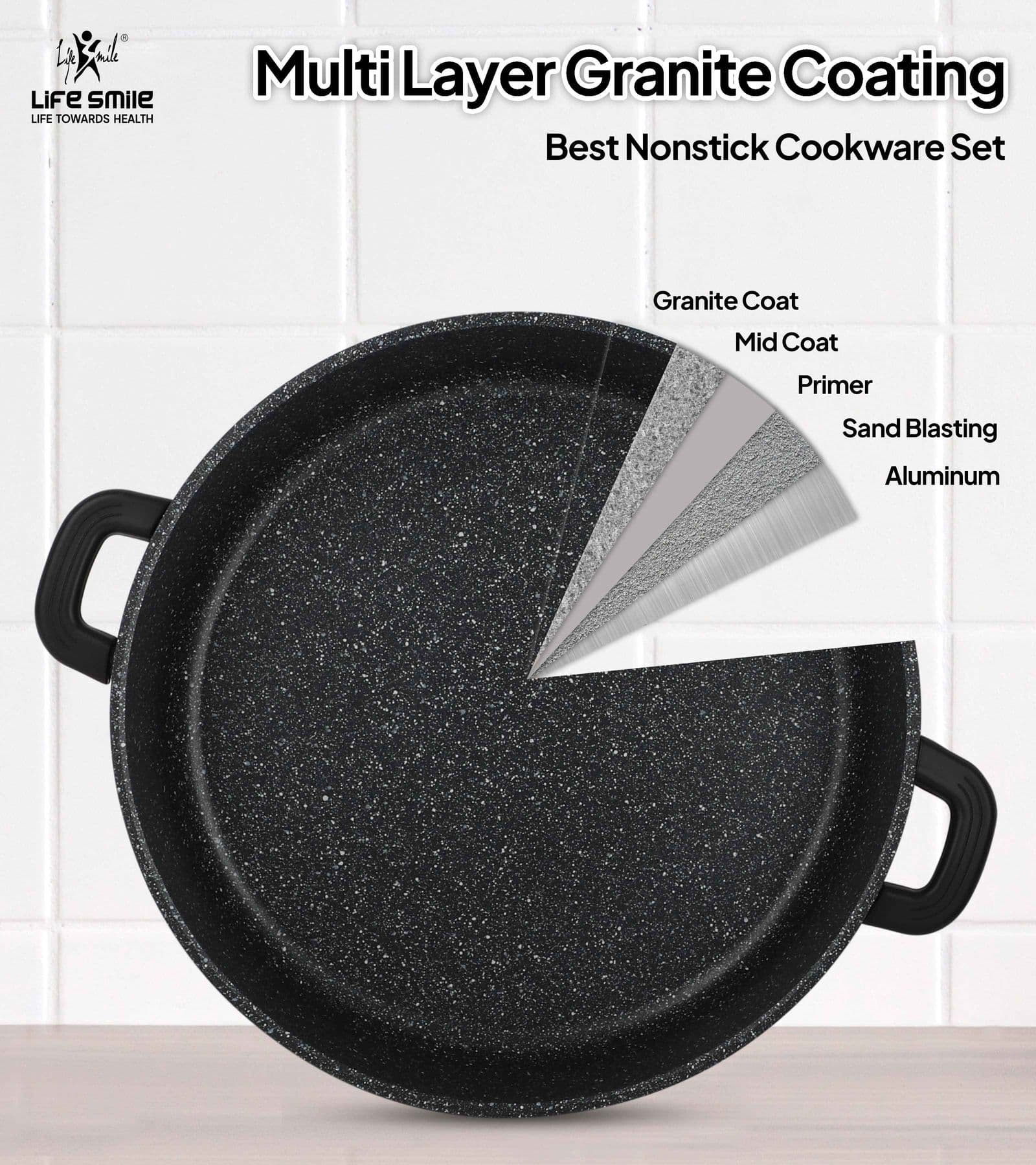 🎉New Year Sale 70% Off💥Cookware Set 29 pieces with Multiple Layer Granite Coating