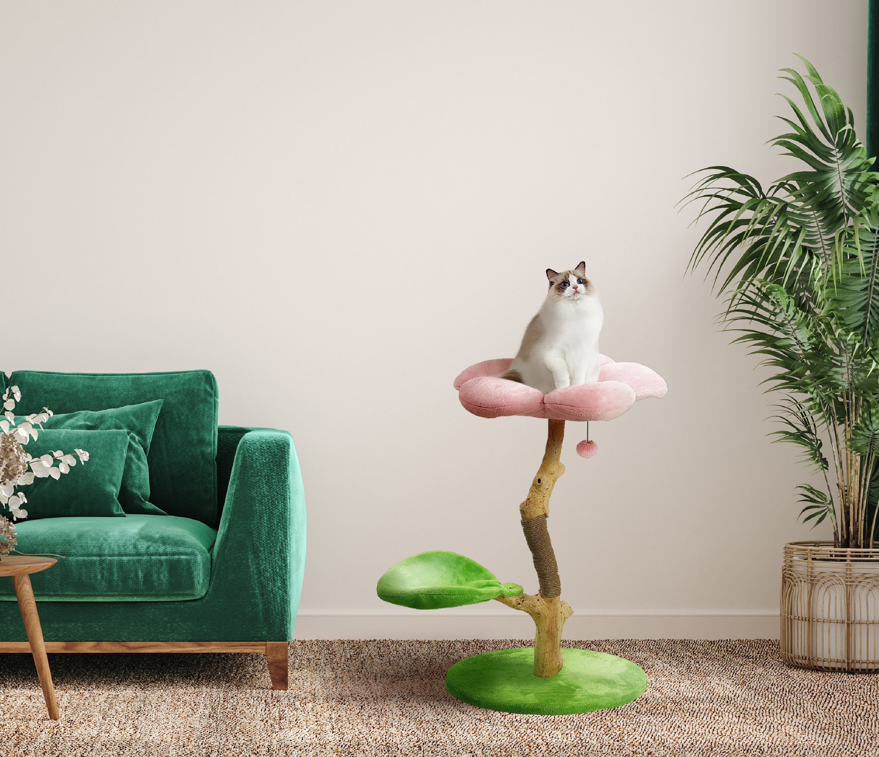CHERRY BLOSSOM DOS - FLORAL CAT TREE