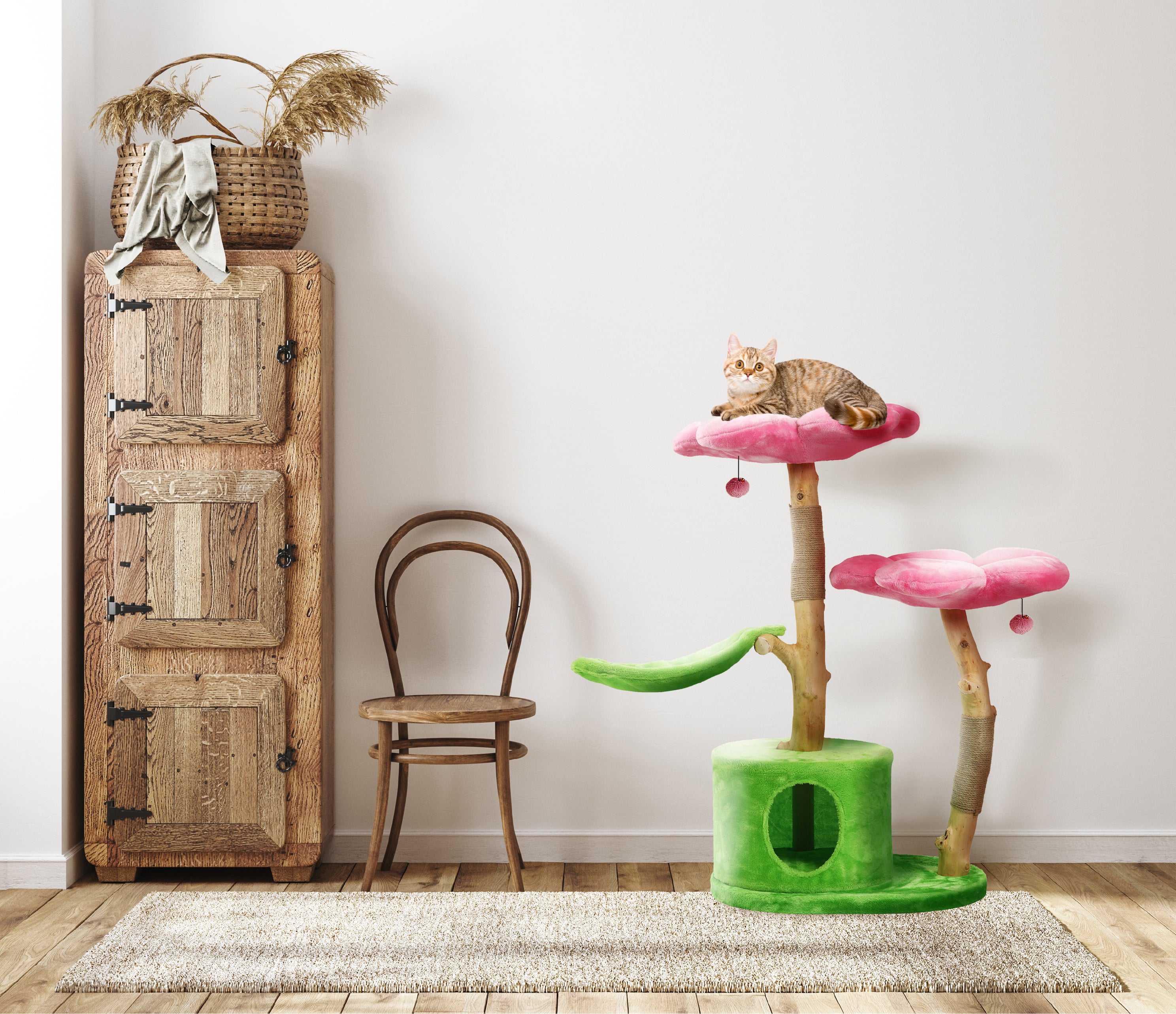 FLORAL CAT TREE