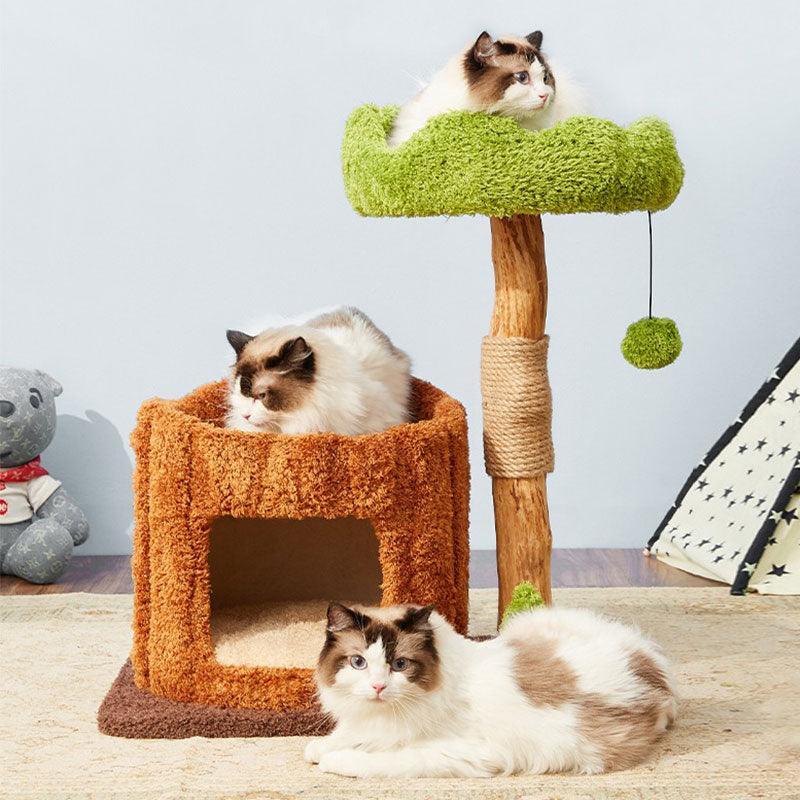 🔥Hot Sale 50% OFF🔥Luxury Simulation Climbing Frame Bed for Multiple Cat Tree