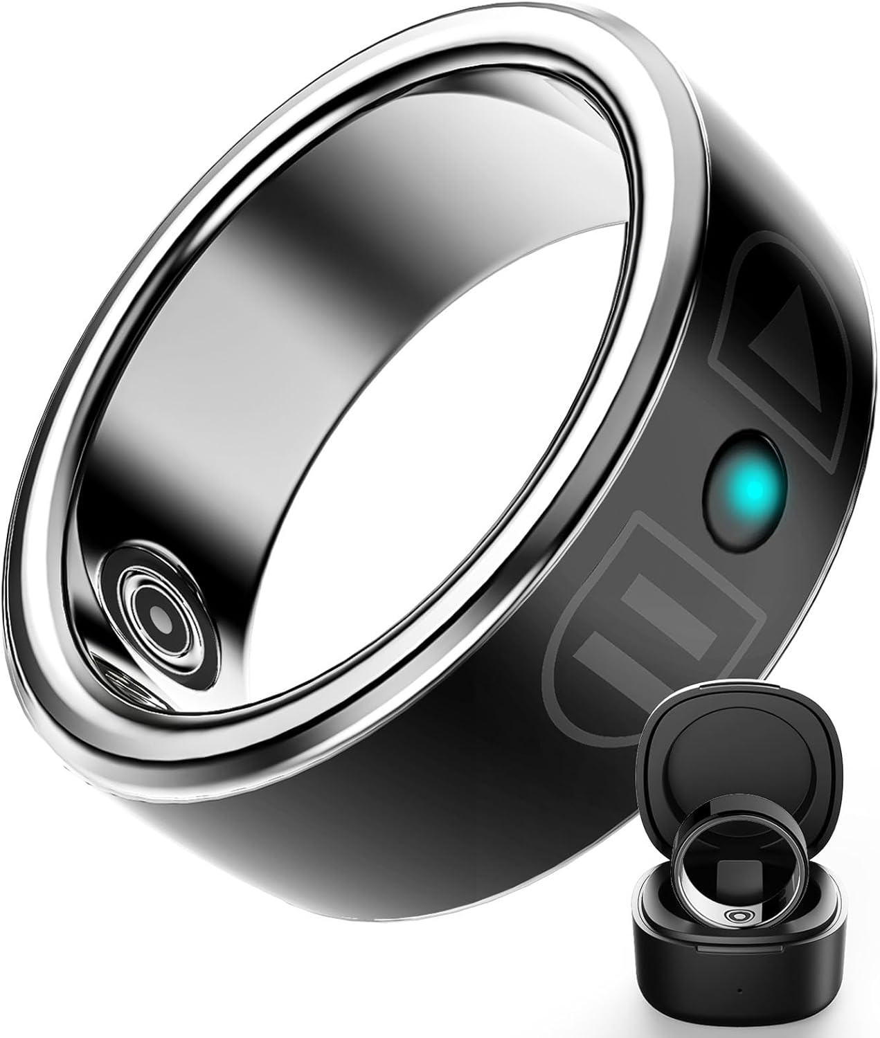Smart Ring for TikTok Video Scrolling, E-Book Page Flipping, Music Control, Camera Remote for Android and iOS Phones and Tablets - Great Gift