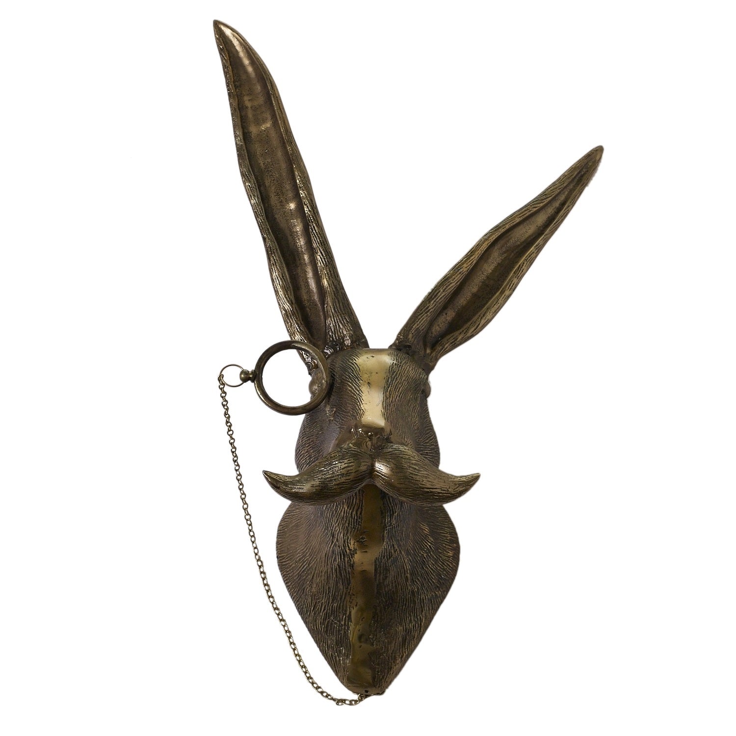 Eric the Hare Wall Mount-With Antique Gold Frame