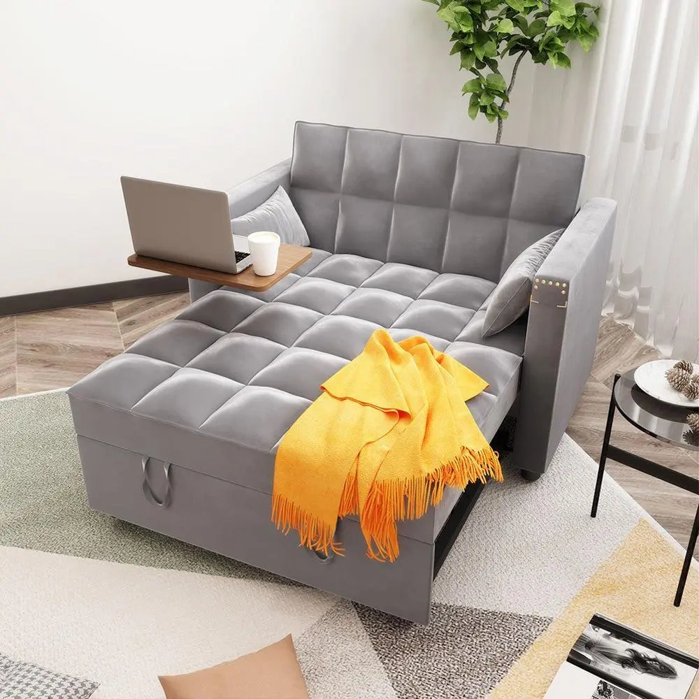 💝Clearance sale⚡Convertible 3-in-1 Multi-Functional Sofa Bed with Hidden Side Table