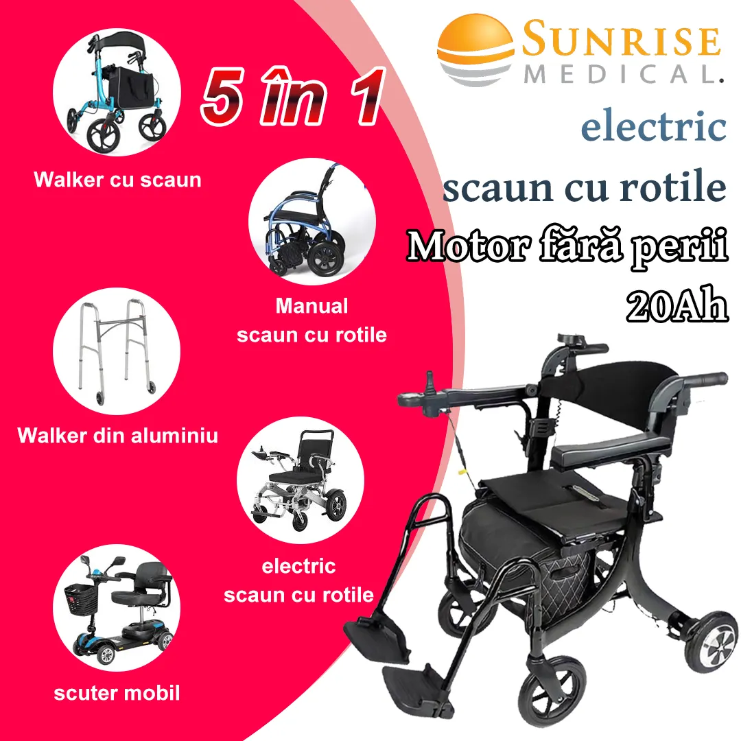 Carbon fiber light electric walker