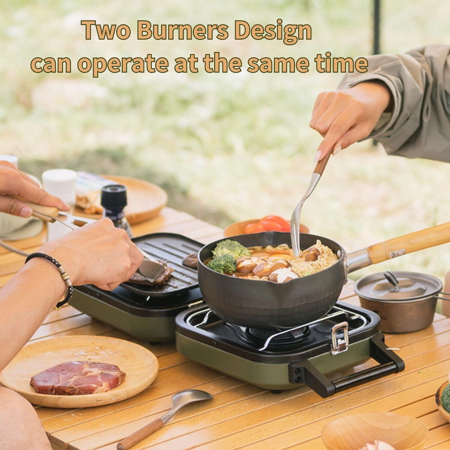 2-in-1 Portable Camping Stove🔥LIMITED TIME OFFER ONLY TODAY! ONLY $23.99
