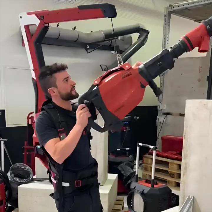 🛠️Passive Exoskeleton For Powerful Breaker -Unparalleled Support & Protection For Concrete Demolition