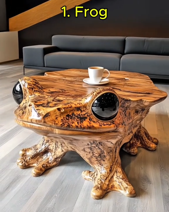 🎉New Arrivals Free Shipping✨One Large Piece Of Wood Animal Shaped Coffee Tables