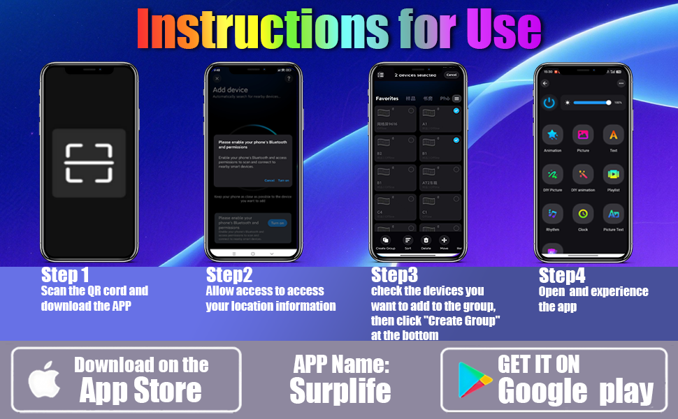 LED Matrix Display Panel, Devil Eyes Light for Cars Windshield, Programmable LED Scrolling Sign, Advertising Sign with Remote + APP+ Voice Control, DIY Pattern Animation 