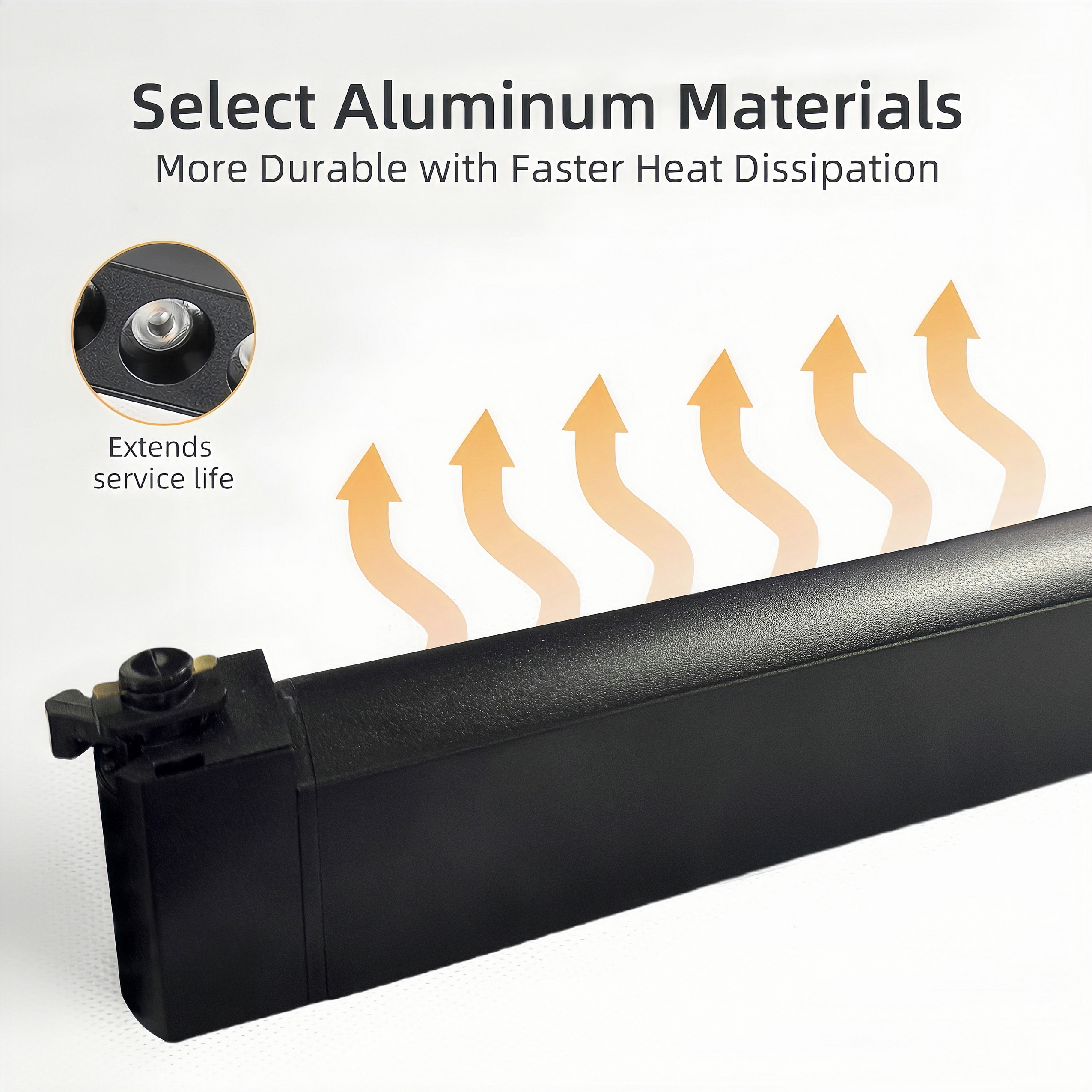 Led linear track light 110-220V AC Traditional Design Track Light 30W LED Shop Light with Aluminum Body for Clothes Store & Supermarket Use