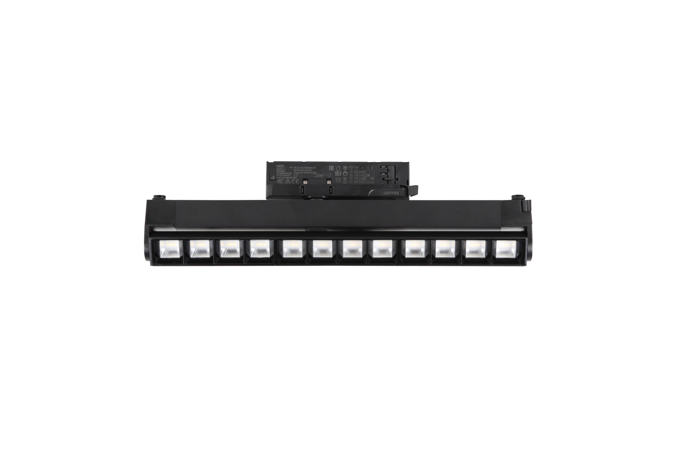 Adjustable LED Linear track lights 4 wires KGP driver 110V 220V 25W 30W 40W Ceiling lights spotlight commercial lamp