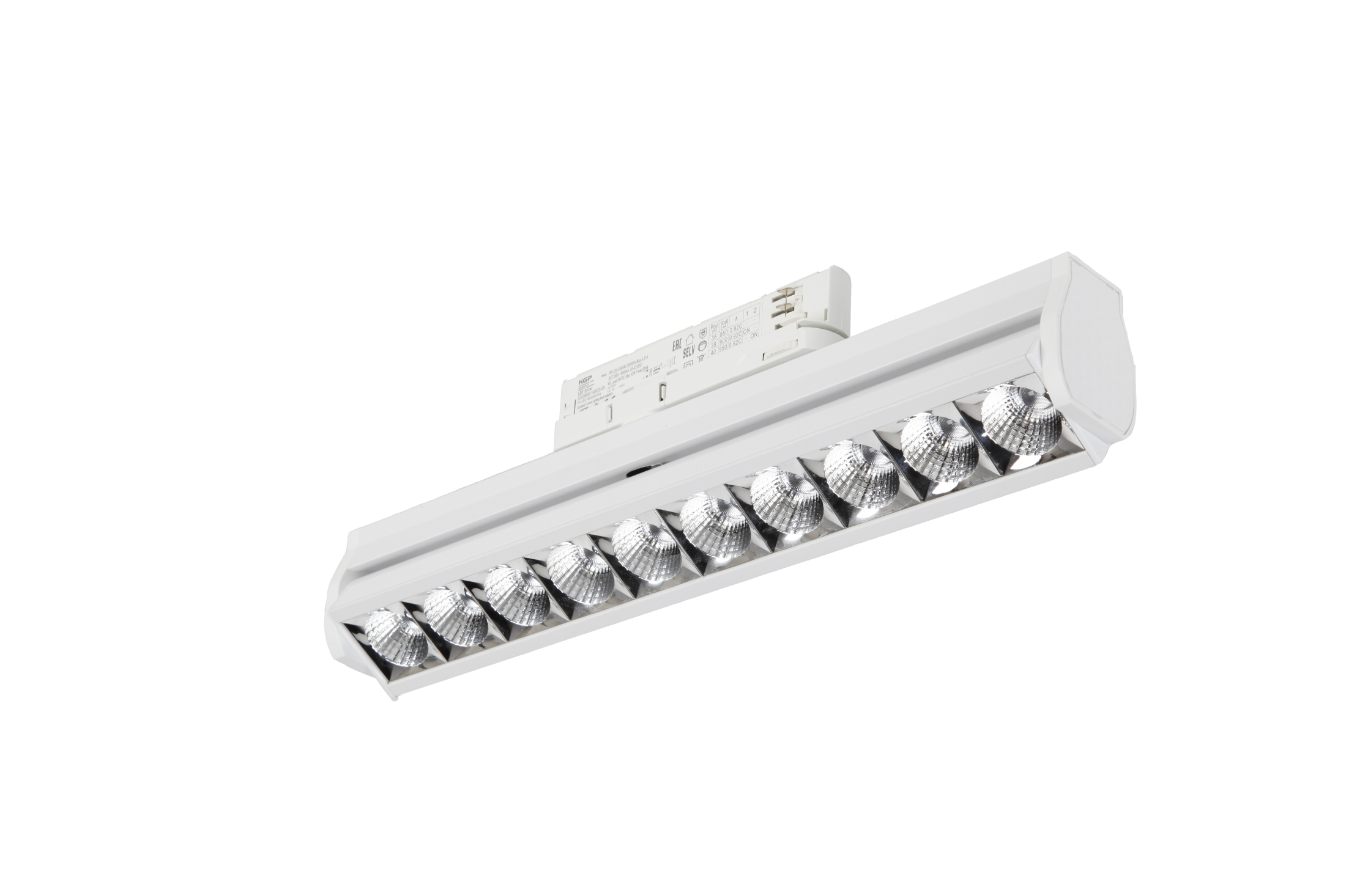 4 Wires Led linear track lights 110V 220V adjustable with KGP driver for  commercial lights