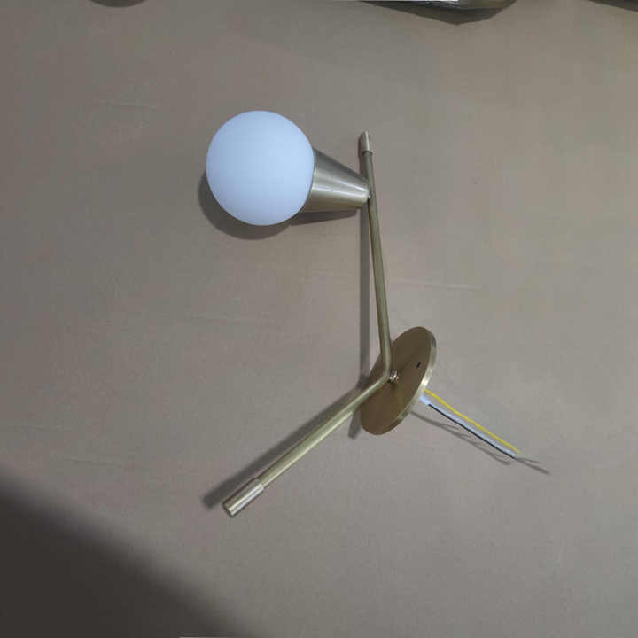 Loft Retro LED Wall Lamp Industrial Style Creative Copper Glass Sconces for Coffee Shop Bar Restaurant Dining Room Living Room