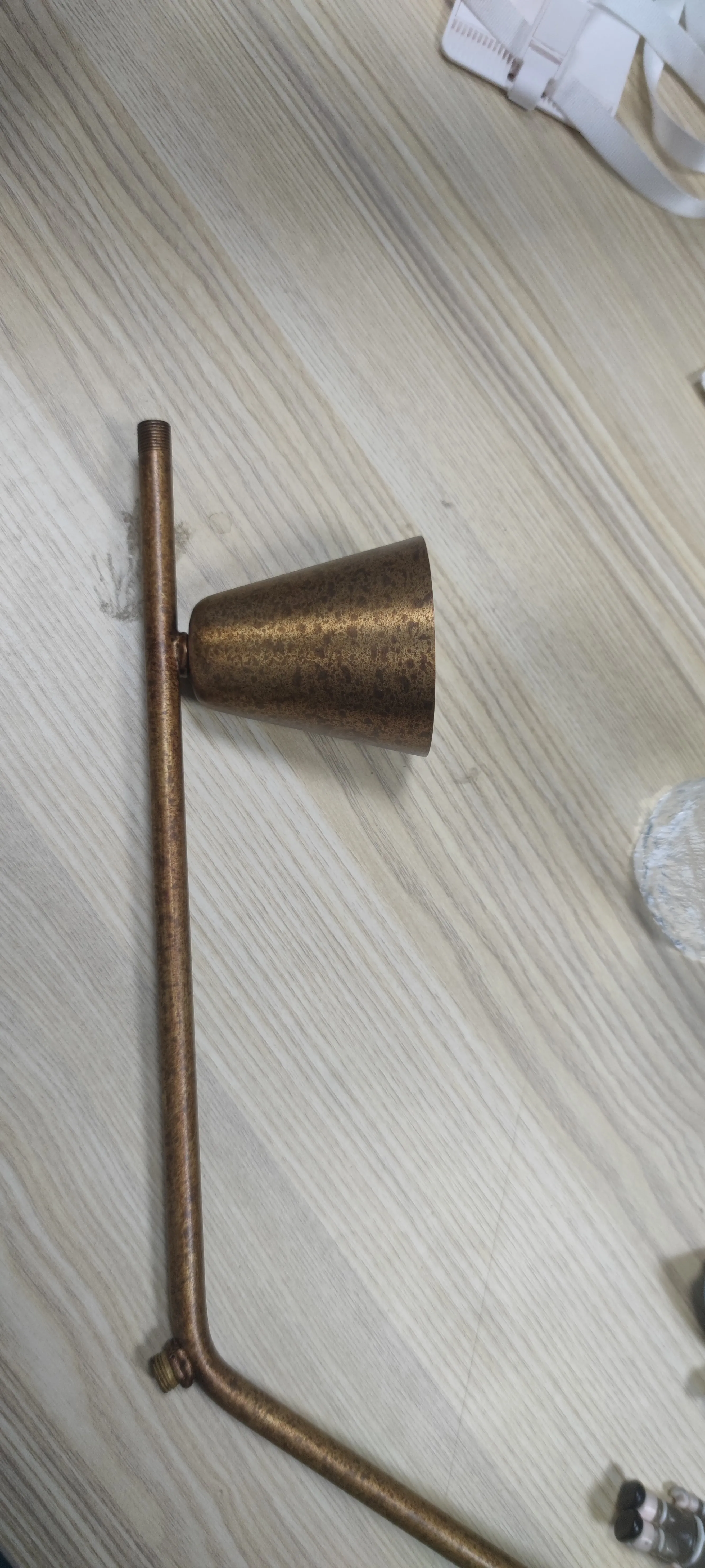 Loft Retro LED Wall Lamp Industrial Style Creative Copper Glass Sconces for Coffee Shop Bar Restaurant Dining Room Living Room