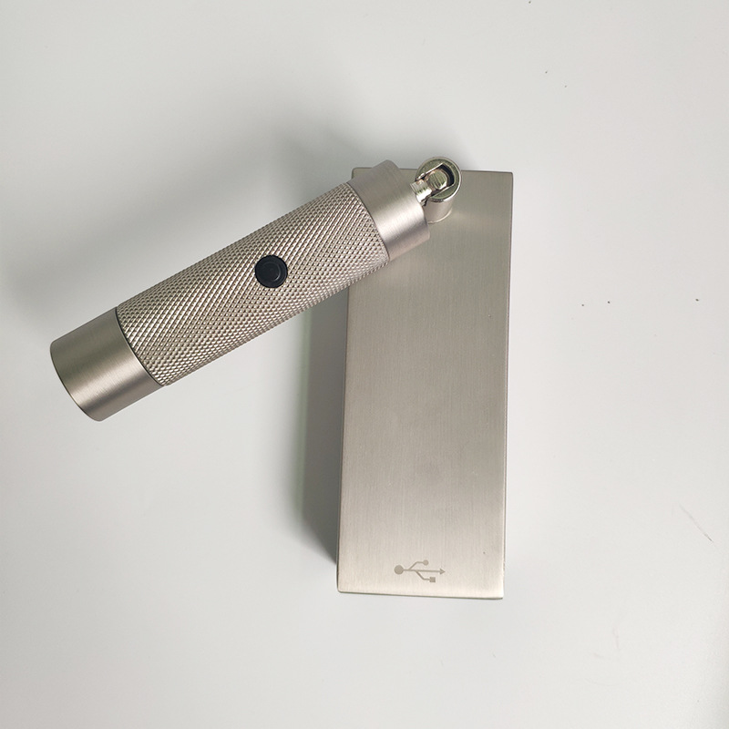 Meanyee Wall Mounted Reading Lamp LED Bedside Lights Headboard Lamps with Switch / USB Charger Port / Adjustable Arm / 3W CREE LED