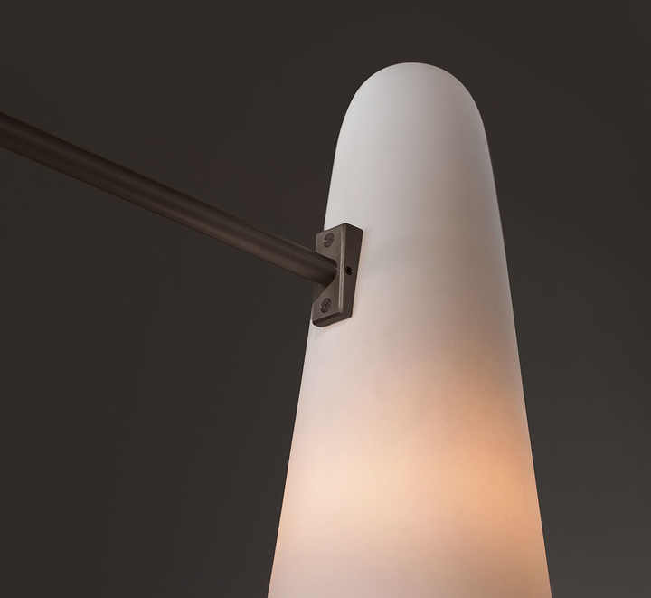 Montfalcon Modern Brass Chandelier Adjustable Height Warm White Light for Home Hotel Restaurant E12 Bulb Base Oval