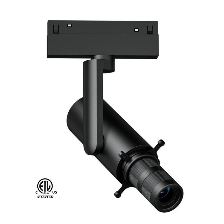Museum Track Spotlight ETL&cETL Black White Magnetic Track Light 0-10V Zigbee Tuya Smart Dali Dim