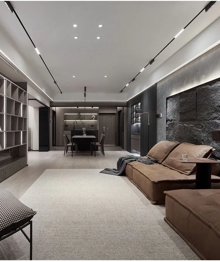 ETL CETL Compliant Modern Magnetic Track Flood 0-10V Zigbee Tuya Smart Dali Dim Black White Cob USA Safety Regulations Comply