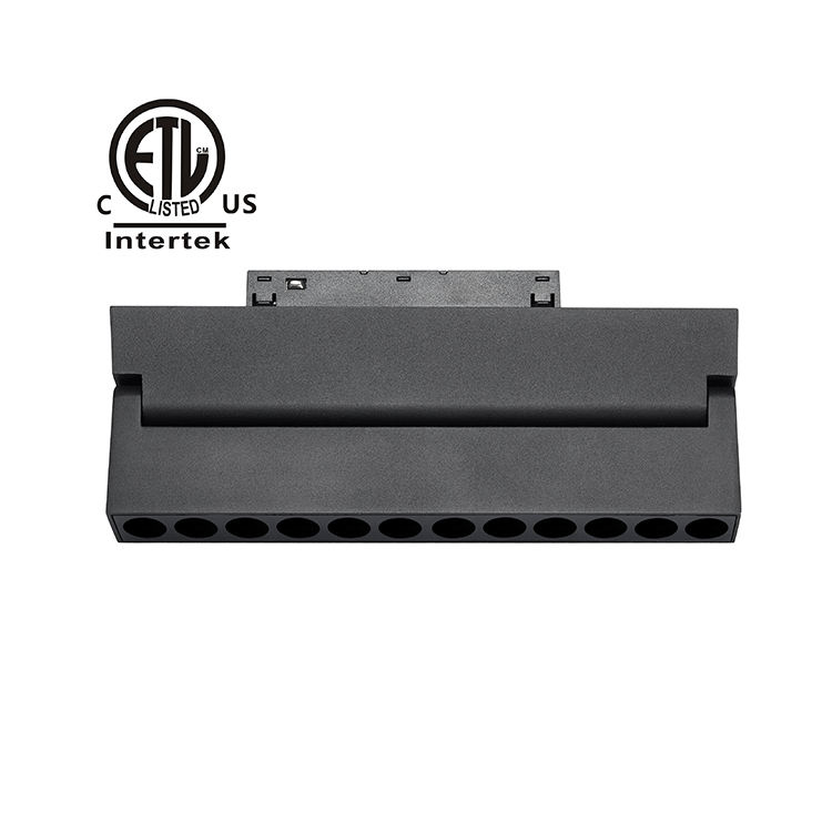 Modern Folding Grille Light ETL CETL Black White Magnetic Track 0-10V Zigbee Tuya Smart Dali Dim Used North American Market