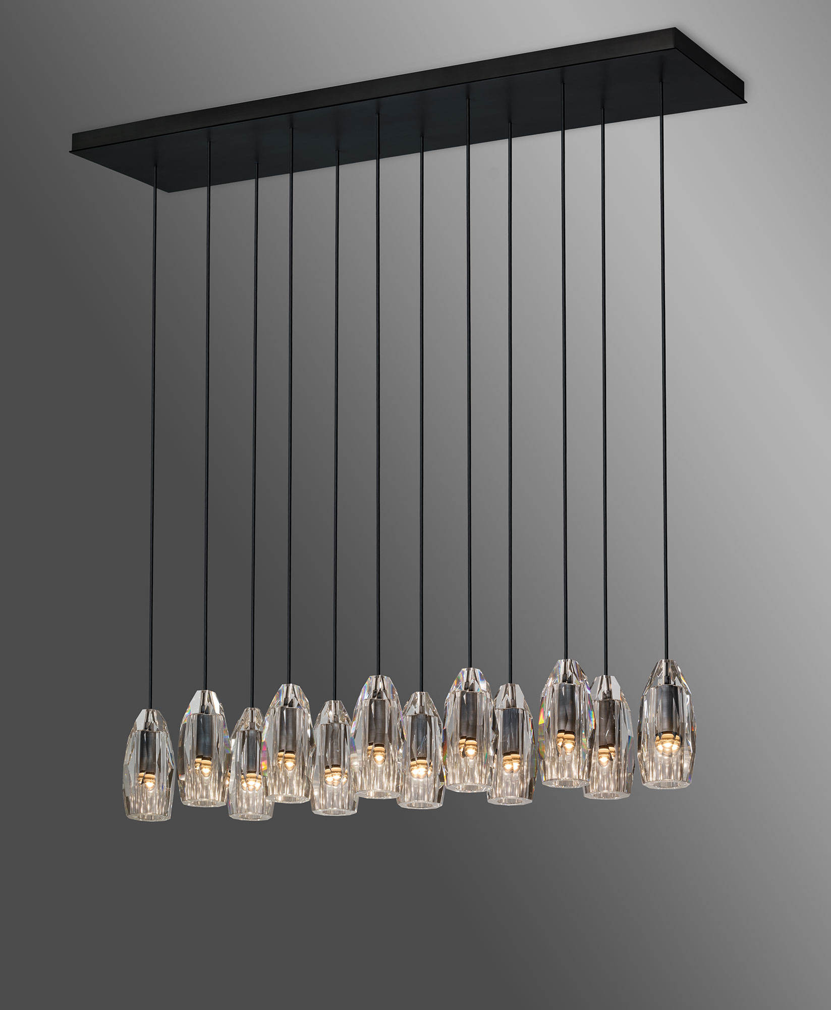 CHATELET Linear Pendant Light E26 Base Long for Home Villa Hospital Ceiling Installation Switch