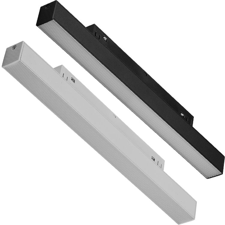 ETL CETL Compliant Modern Magnetic Track Flood 0-10V Zigbee Tuya Smart Dali Dim Black White Cob USA Safety Regulations Comply