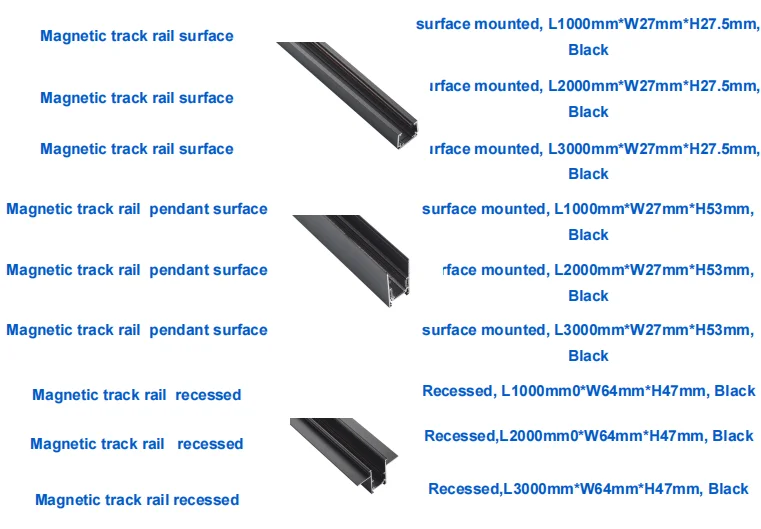 ETL CETL Compliant Modern Magnetic Track Flood 0-10V Zigbee Tuya Smart Dali Dim Black White Cob USA Safety Regulations Comply