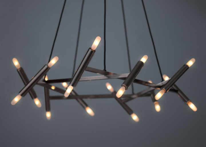 Crystal Chandelier LE PETITE for Home Decor Ceiling AC Glassfor Villa Indoor Use