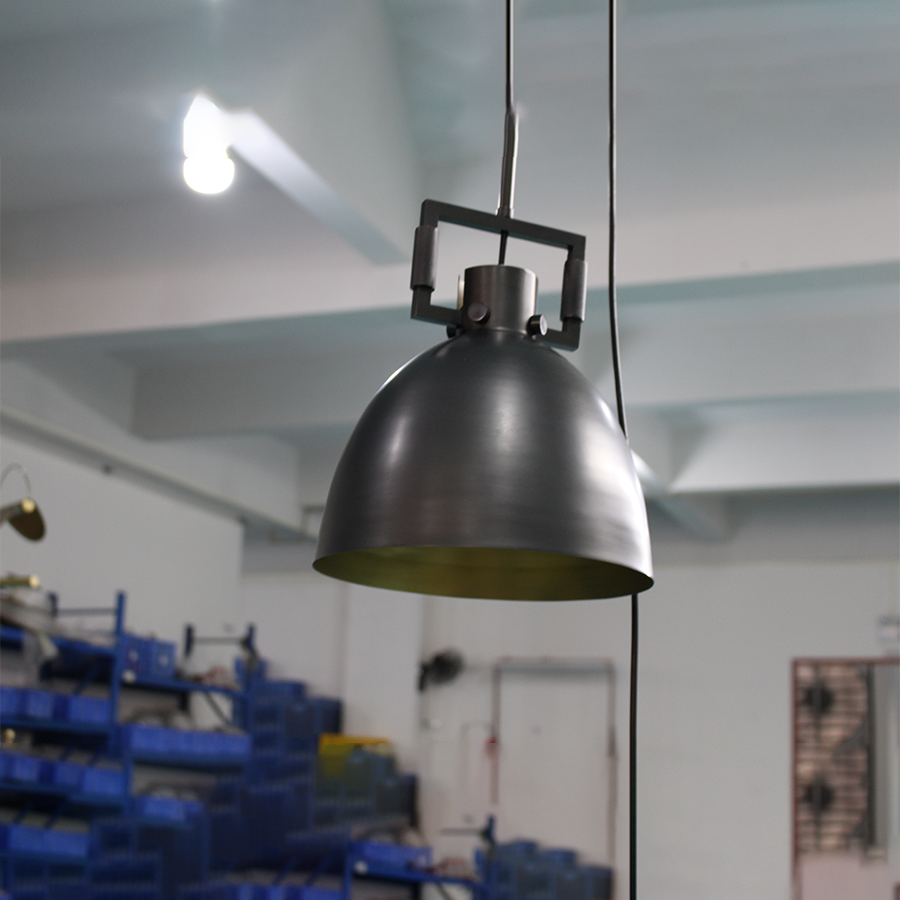 Factory Sales Rustic Retro Pendant Light with Brass Frame for Bedroom Living Room Kitchen Island-for Farmhouse Decor E12 Base