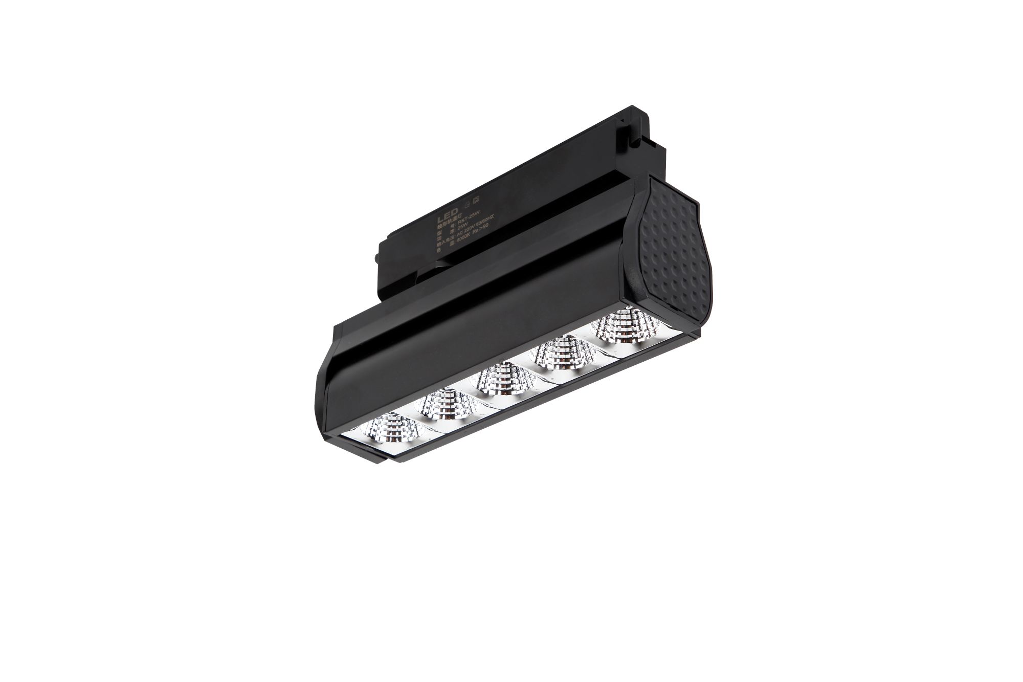 Led commercial linear track light 110-220V 2/3/4 wires connector adjustable for supermarket clothing spotlight