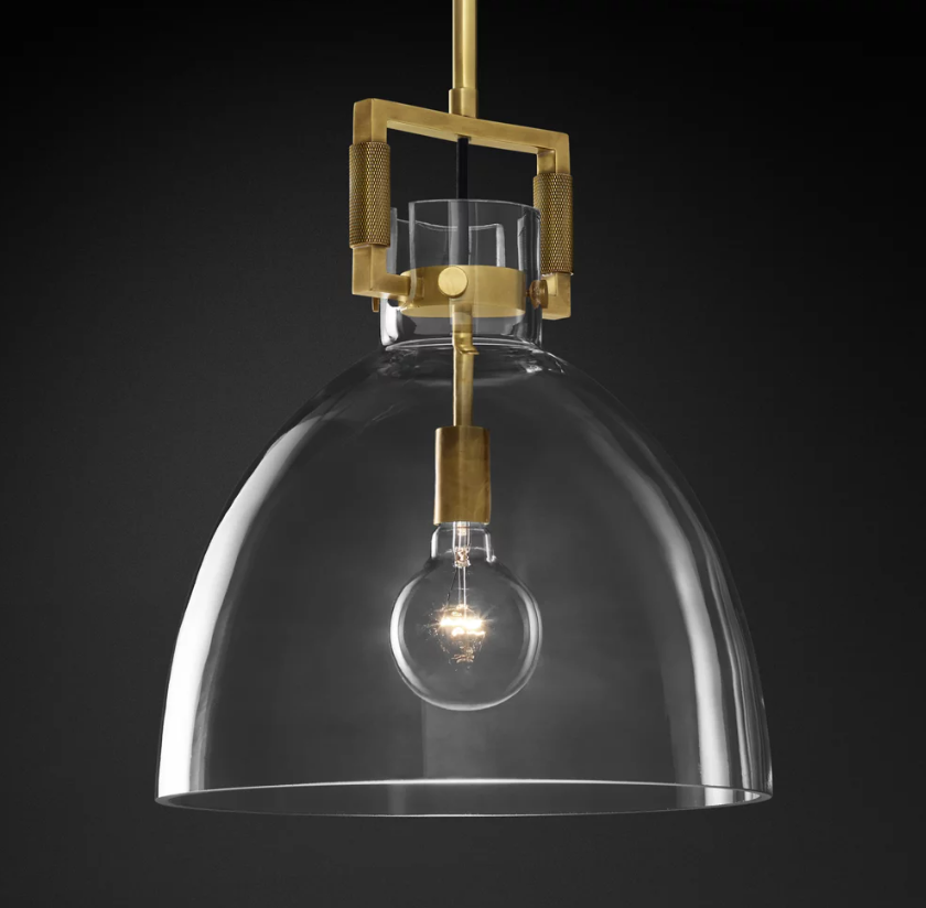 Custom Industrial Style Brass Hanging Luxury Chandelier For Kitchen Island Dinning Room Pendants Light