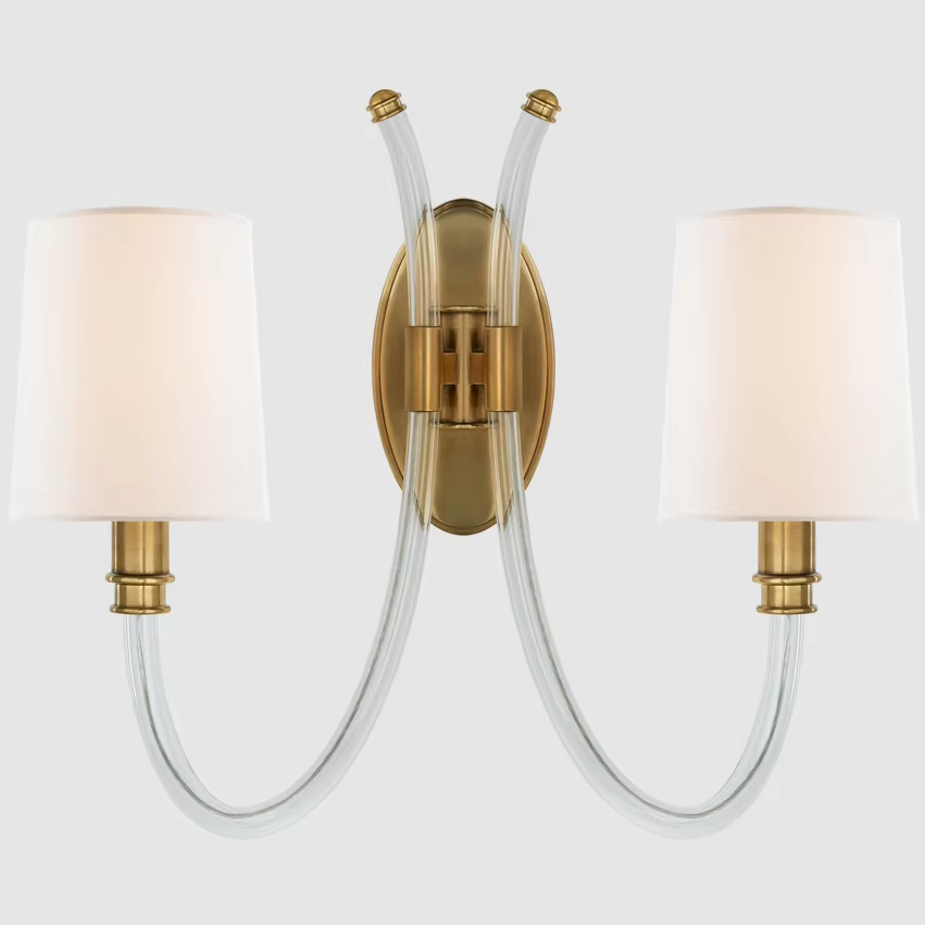 American indoor vintage brass wall lamp bedside attic home decoration corridor industrial LED hotel Sconce wall lantern lamp