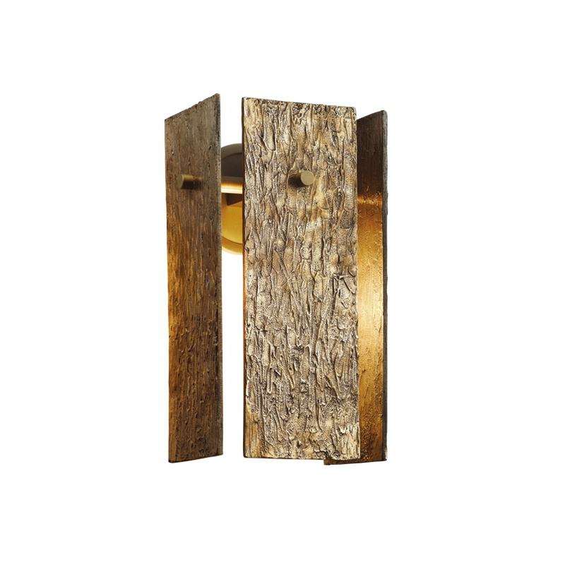 Postmodern Brass Wall Light Sitting Room Bedroom Bedside Modern Copper Wall Lamp Sconce