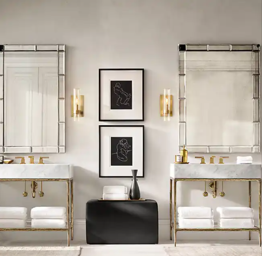 Modern American Simple Wall Lights Sconce Candle Bedside Living Room Background Wall Lamp