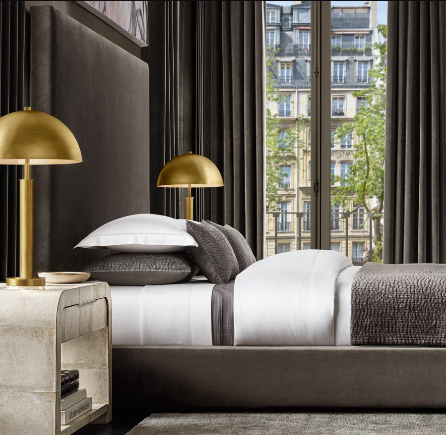 Modern Metal Mushroom Design Desk Lamp Table Lamp For Bedroom Brass Led Nightstand Decorative Luxury Table Lamp